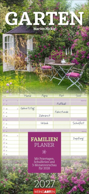 Garten Familienplaner 2027 - 
