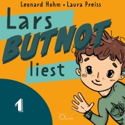 Cover-Bild zum Titel 'Lars BUTNOT liest' von 'Leonard Hohm, Laura Preiss'