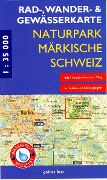 Rad-, Wander- und Gewässerkarte Naturpark Märkische Schweiz - 