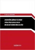 Cover-Bild zum Titel 'Anonim Sirketlerde Yönetim Kurulunun Hukuki Sorumlulugu' von 'Barnas Kantarci'