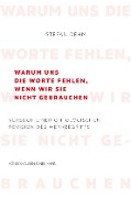 Cover-Bild zum Titel 'Warum uns die Worte fehlen, wenn wir sie nicht gebrauchen' von 'Stefan Oehm'