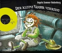 Cover-Bild zum Titel 'Der kleine Vampir verreist' von 'Angela Sommer-Bodenburg, Henrik Albrecht, Henrik Albrecht'