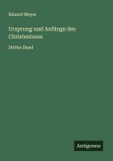 Cover-Bild zum Titel 'Ursprung und Anfänge des Christentums' von 'Eduard Meyer'