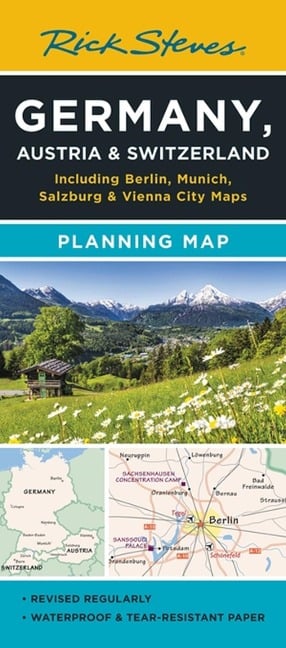 Rick Steves Germany, Austria & Switzerland Planning Map - Rick Steves