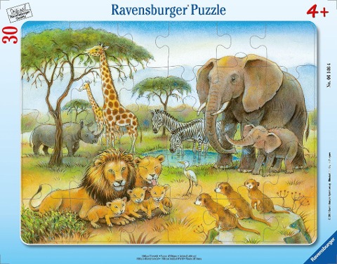 Afrikas Tierwelt. Kinderpuzzle 30 Teile - 