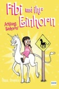 Cover-Bild zum Titel 'Fibi und ihr Einhorn (Bd. 5) - Achtung Einhorn!' von 'Dana Simpson'