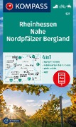 Cover-Bild zum Titel 'KOMPASS Wanderkarte 831 Rheinhessen, Nahe, Nordpfälzer Bergland 1:50.000' von ''