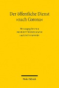 Cover-Bild zum Titel 'Der öffentliche Dienst 'nach Corona'' von ''