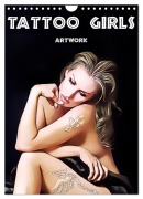 Cover-Bild zum Titel 'Tattoo Girls - Artwork (Wandkalender 2026 DIN A4 hoch), CALVENDO Monatskalender' von 'Liselotte Brunner-Klaus'