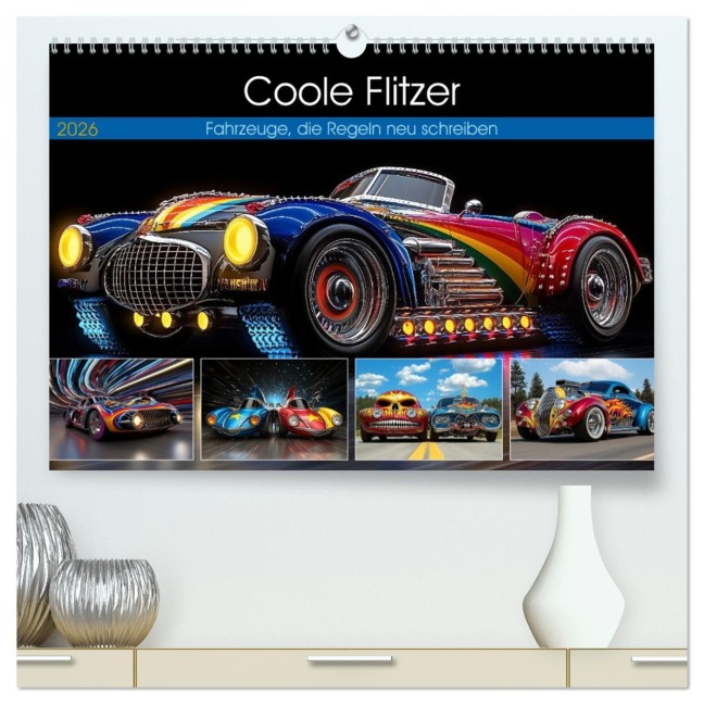 Coole Flitzer (hochwertiger Premium Wandkalender 2026 DIN A2 quer), Kunstdruck in Hochglanz - Steffen Gierok-Latniak