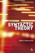 An Introduction to Syntactic Theory - Edith A. Moravcsik