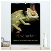 Cover-Bild zum Titel 'Minidrachen - Die kleinen Nachkommen der Urzeitmonster (hochwertiger Premium Wandkalender 2026 DIN A2 hoch), Kunstdruck in Hochglanz' von 'Sigrid Enkemeier'