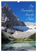 Cover-Bild zum Titel 'Die Traumhaften Seen der Alpen (Wandkalender 2026 DIN A3 hoch), CALVENDO Monatskalender' von 'Fotografie Schwarzfischer Miriam'