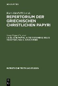 Cover-Bild zum Titel 'Biblische Papyri, Altes Testament, Neues Testament, Varia, Apokryphen' von ''