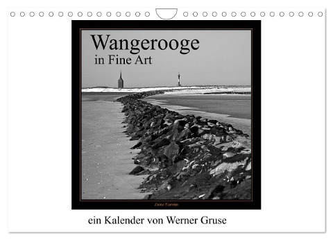 Wangerooge in Fine Art (Wandkalender 2025 DIN A4 quer), CALVENDO Monatskalender - Werner Gruse