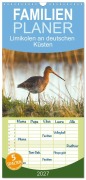 Cover-Bild zum Titel 'Familienplaner 2027 - Limikolen an deutschen Küsten mit 5 Spalten (Wandkalender, 21 x 45 cm) CALVENDO' von 'Frederic Bauer'