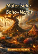 Cover-Bild zum Titel 'Malerische Boho-Natur' von 'Maxi Pinselzauber'