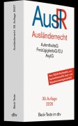 Cover-Bild zum Titel 'Ausländerrecht. AuslR' von ''