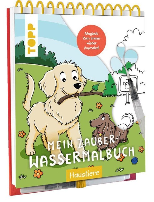 Mein Zauber-Wassermalbuch Haustiere - Nadja Schwendemann