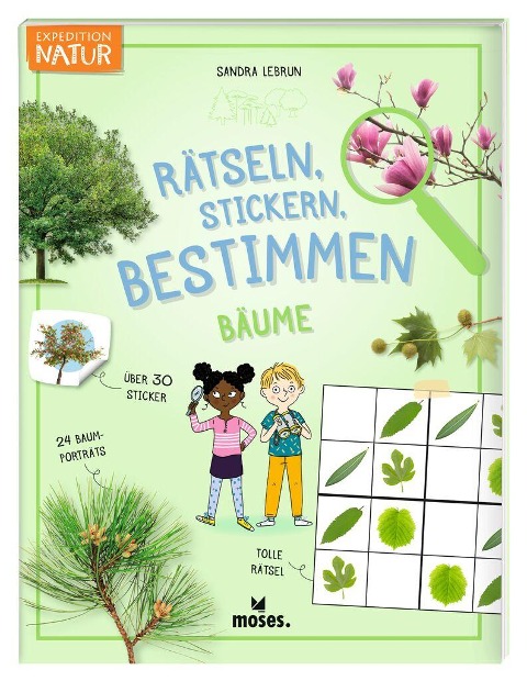Expedition Natur Rätseln, Stickern, Bestimmen - Bäume - 