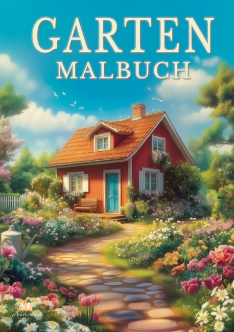 Garten Malbuch für Erwachsene - 50 Ausmalbilder zur Entspannung - Josef Mickey Müller