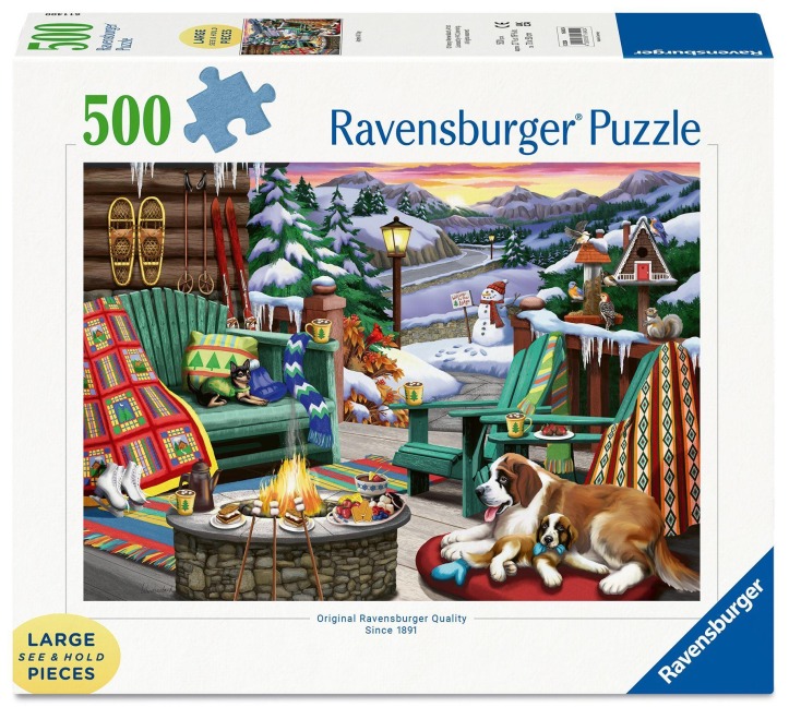 Erwachsenenpuzzle 500 Large Pieces - Après-Ski - 