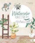 Cover-Bild zum Titel 'Watercolor greenery' von 'Maria Hoier, Hannah Schäfers'