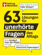 Cover-Bild zum Titel '63 Lösungen für unerhörte Fragen des Alltags' von ''