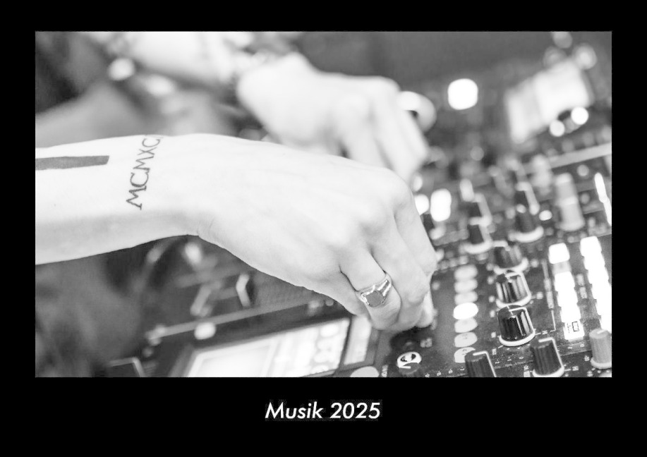 Musik 2025 Fotokalender DIN A3 - Tobias Becker