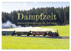 Cover-Bild zum Titel 'Dampfzeit zwischen Schwarzwald, Alb und Alpen (Wandkalender 2027 DIN A3 quer), CALVENDO Monatskalender' von 'Herbert Osterrieder'