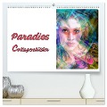 Paradies - Collagenbilder (hochwertiger Premium Wandkalender 2024 DIN A2 quer), Kunstdruck in Hochglanz - Liselotte Brunner-Klaus