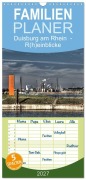 Cover-Bild zum Titel 'Familienplaner 2027 - Duisburg am Rhein - R(h)einblicke mit 5 Spalten (Wandkalender, 21 x 45 cm) CALVENDO' von 'Joachim Petsch'