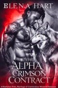 Cover-Bild zum Titel 'The Alpha Crimson Contract' von 'Elena Hart'