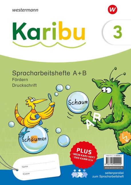 Karibu 3. Paket Spracharbeitshefte  A+B Fördern zum Spracharbeitsheft und Sprachbuch - 