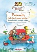 Cover-Bild zum Titel 'Nach einer Figurenwelt von Janosch. Freunde, ist das Leben schön!' von 'Florian Fickel'