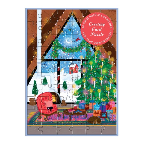 Joy Laforme Cozy Cabin Greeting Card Puzzle - Joy Laforme