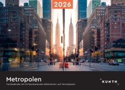 Metropolen - KUNTH Tischkalender 2026 - 