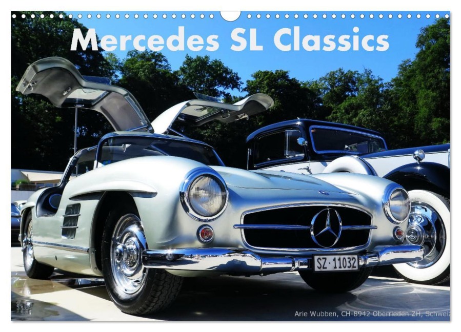 Mercedes SL Classics (Wandkalender 2026 DIN A3 quer), CALVENDO Monatskalender - Arie Wubben