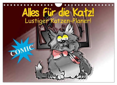 Alles für die Katz! Lustiger Katzen-Planer (Wandkalender 2025 DIN A4 quer), CALVENDO Monatskalender - Elisabeth Stanzer