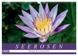Cover-Bild zum Titel 'Seerosen - Königin der Gartenteiche (Wandkalender 2026 DIN A3 quer), CALVENDO Monatskalender' von 'Dieter Meyer'
