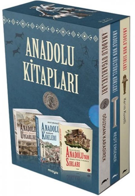 Maya Anadolu Kitaplari Seti - 3 Kitap Takim - Kerim Kuvetli, Resit Ergener, Oguzhan Karadirek