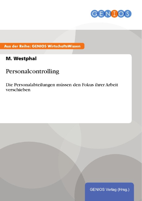 Personalcontrolling - M. Westphal