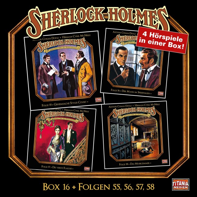 Folgen 55, 56, 57, 58 - Arthur Conan Doyle, Herman Cyril Mcneile