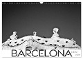 BARCELONA [black/white] (Wandkalender 2024 DIN A3 quer), CALVENDO Monatskalender - D. S Photography [Daniel Slusarcik]