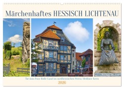 Cover-Bild zum Titel 'Märchenhaftes Hessisch Lichtenau (Wandkalender 2026 DIN A2 quer), CALVENDO Monatskalender' von 'Sabine Löwer'