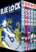 Cover-Bild zum Titel 'Blue Lock - Band 6-10 im Sammelschuber' von 'Yusuke Nomura'