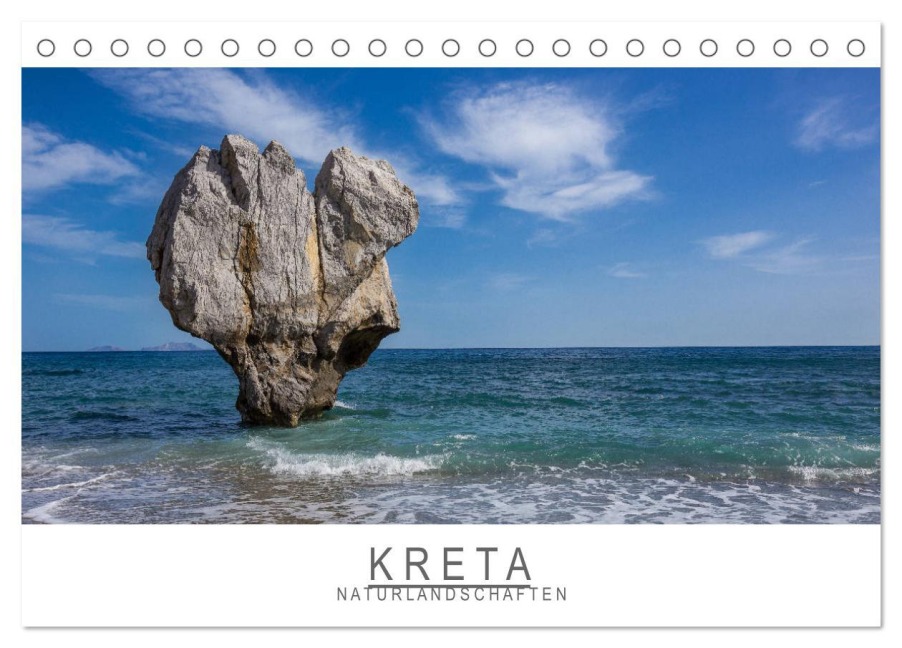Kreta - Naturlandschaften (Tischkalender 2026 DIN A5 quer), CALVENDO Monatskalender - Stephan Knödler