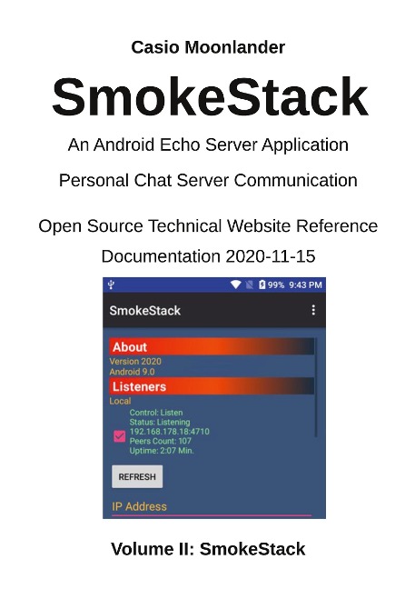 SmokeStack - An Android Echo Chat Server Application: - Casio Moonlander