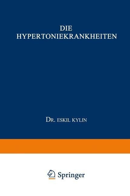 Die Hypertoniekrankheiten - Eskil Kylin