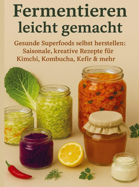 Fermentieren leicht gemacht Gesunde Superfoods selbst herstellen: Saisonale, kreative Rezepte für Kimchi, Kombucha, Kefir & mehr - Nora Whitestone